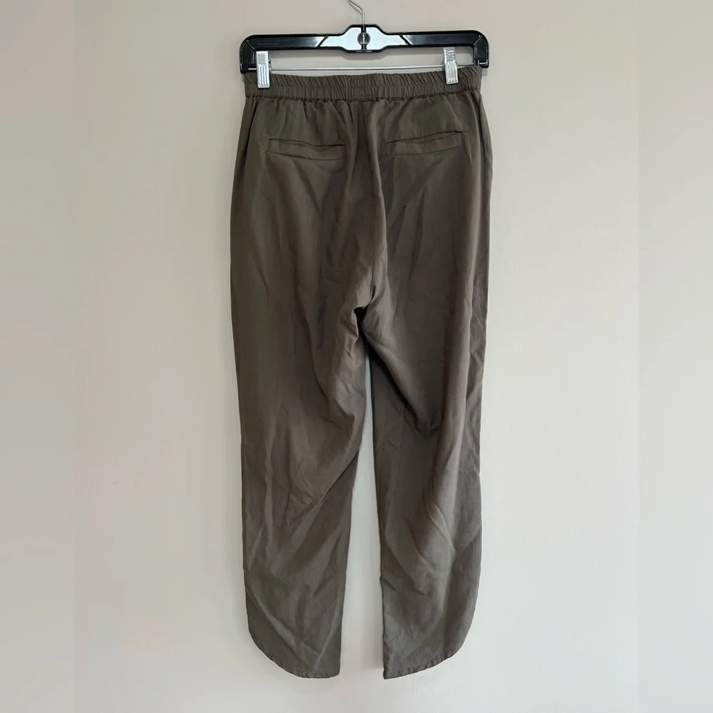 Marine Layer Allison Trouser Pants in Dusty Olive Green, size XS - Picture 4 of 11